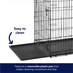 Frisco Heavy Duty Fold & Carry Single Door Collapsible Wire Dog Crate -Frisco 109783 PT3. AC SS1800 V1667229294