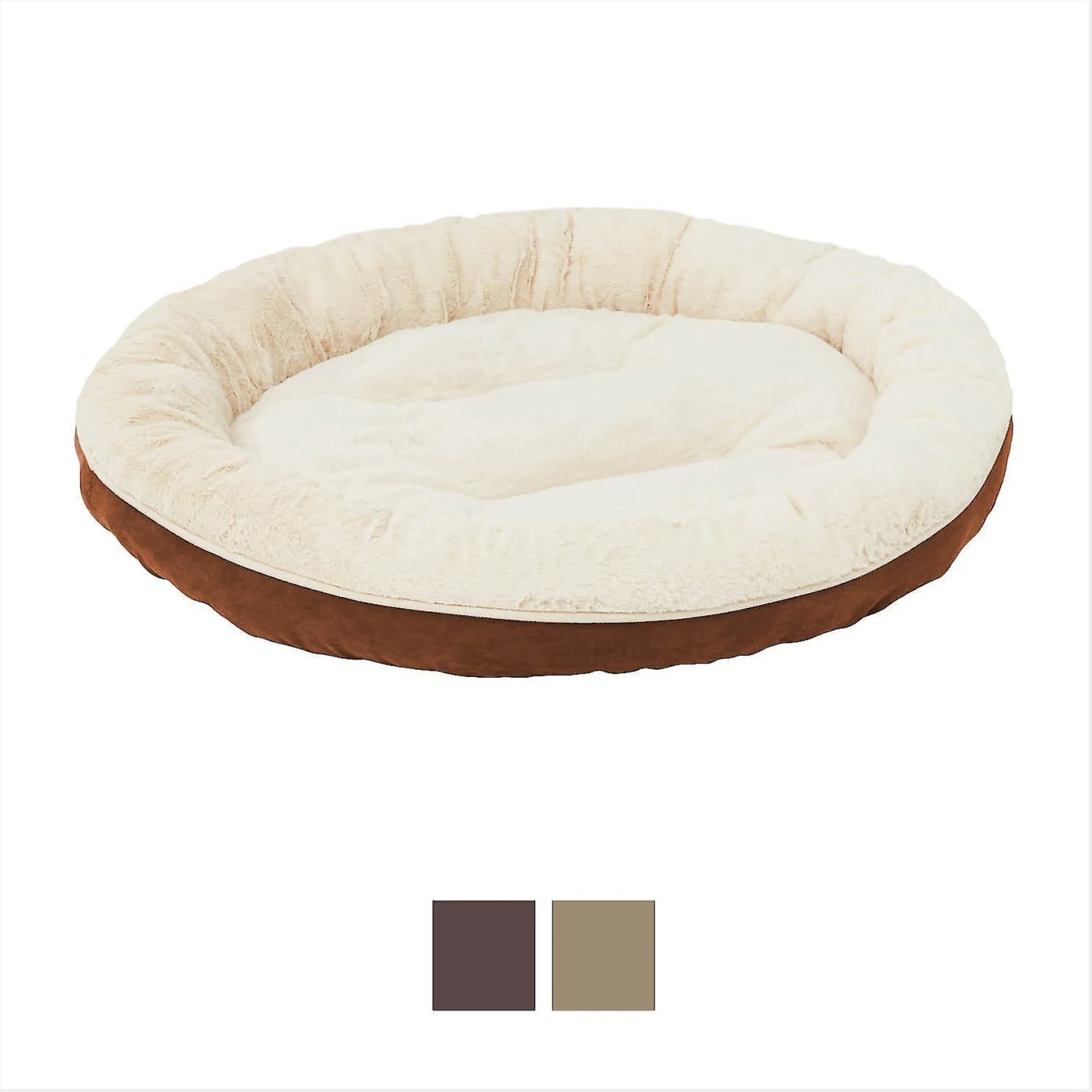 Frisco Round Bolster Cat & Dog Bed 2 Frisco Round Bolster Cat & Dog Bed - Image 2