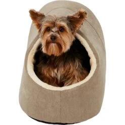 Frisco Cave Covered Cat & Dog Bed