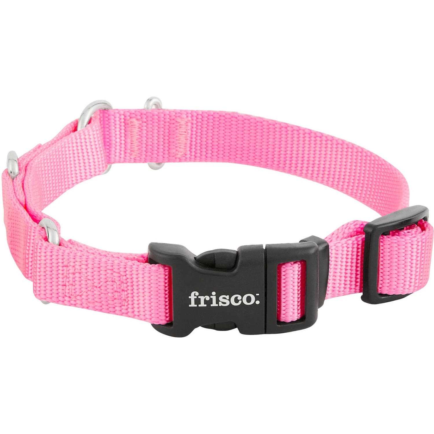 Frisco Solid Nylon Martingale Dog Collar With Buckle 4 Frisco Solid Nylon Martingale Dog Collar With Buckle - Image 4
