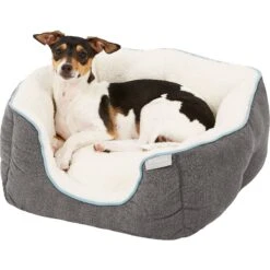 Frisco Square Deep Bolster Dog Bed 7 Frisco Square Deep Bolster Dog Bed -Frisco 144830 PT4. AC SS1800 V1578443219
