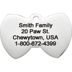 Frisco Stainless Steel Personalized Dog & Cat ID Tag, Bow Tie 10 Frisco Stainless Steel Personalized Dog & Cat ID Tag, Bow Tie -Frisco 152997 PT3. AC SS1800 V1548964672