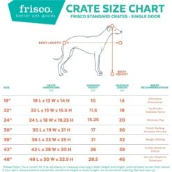 Frisco Fold & Carry Single Door Collapsible Wire Dog Crate -Frisco 160808 PT2. AC SS1800 V1568641021