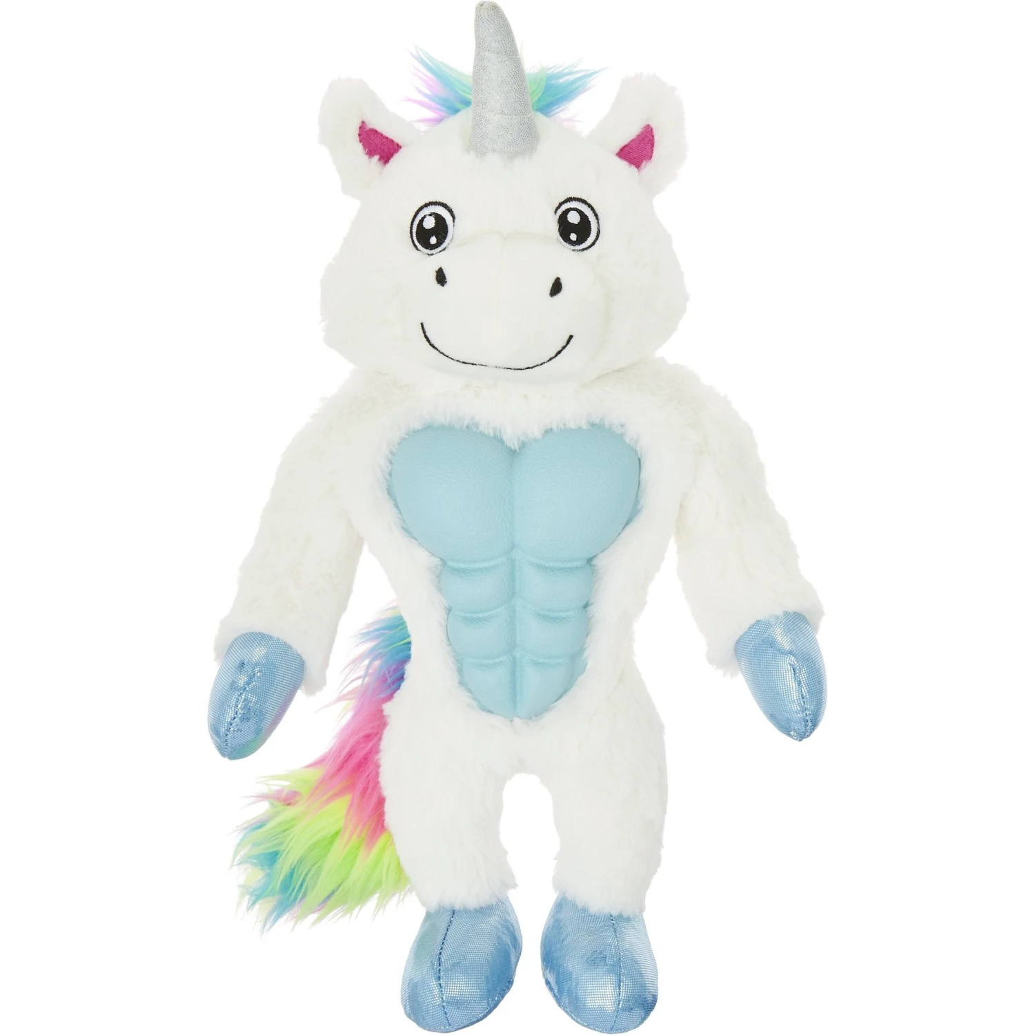 Frisco Unicorn Muscle Plush Squeaky Dog Toy 1 Frisco Unicorn Muscle Plush Squeaky Dog Toy