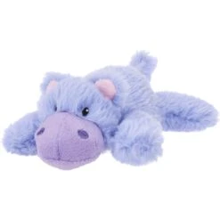 Frisco Hippo Plush Squeaky Dog Toy