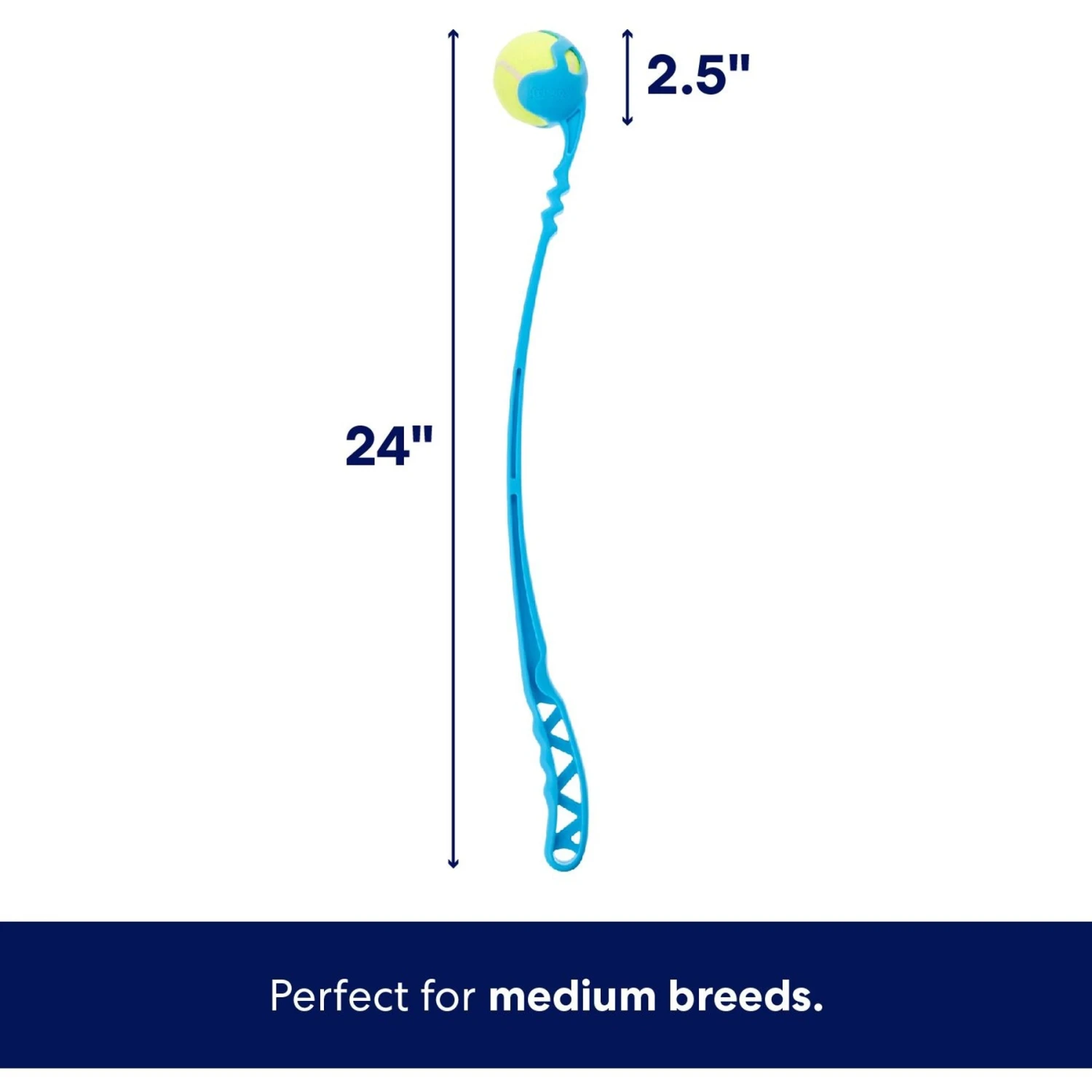 Frisco Ball Launcher & Fetch Squeaky Tennis Ball Dog Toy 2 Frisco Ball Launcher & Fetch Squeaky Tennis Ball Dog Toy - Image 2