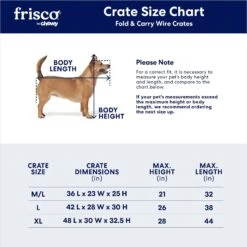 Frisco Fold & Carry Single Door Collapsible Wire Dog Crate & Mat Kit -Frisco 212620 PT2. AC SS1800 V1672870099