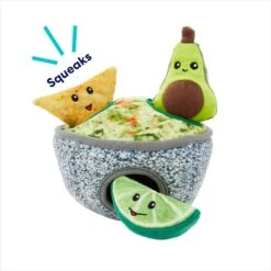 Frisco Guacamole Hide & Seek Puzzle Plush Squeaky Dog Toy -Frisco 213830 PT3. AC SS1800 V1693337051