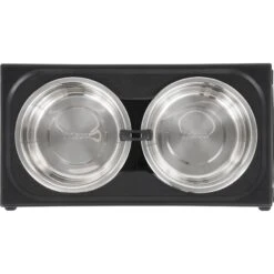 Frisco Stainless Steel Bowls With Adjustable Elevated Holder -Frisco 216015 PT3. AC SS1800 V1591020388