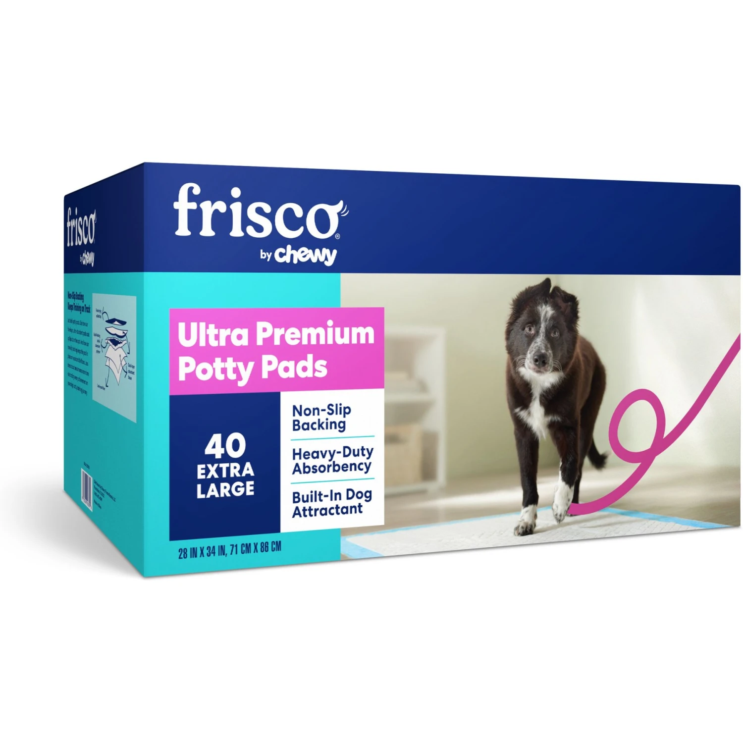 Frisco Extra Large Non-Skid Ultra Premium Dog Training & Potty Pads 1 Frisco Extra Large Non-Skid Ultra Premium Dog Training & Potty Pads
