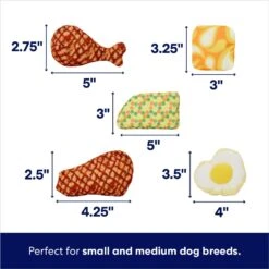 Frisco Microwave Dinner Interactive Plush Squeaky Dog Toy -Frisco 230343 PT2. AC SS1800 V1695748358