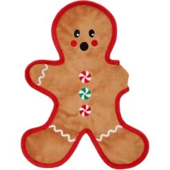Frisco Holiday Gingerbread Man Flat Plush Squeaky Dog Toy 9 Frisco Holiday Gingerbread Man Flat Plush Squeaky Dog Toy -Frisco 233241 PT3. AC SS1800 V1600872370