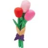 Frisco Valentine Rose Bouquet Plush Squeaky Dog Toy