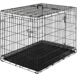 Frisco Heavy Duty All-in-1 Multi-Stage 3 Door Collapsible Wire Dog Crate -Frisco 247915 PT7. AC SS1800 V1611872185