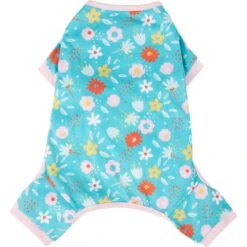 Frisco Teal Floral Dog & Cat Jersey PJs 10 Frisco Teal Floral Dog & Cat Jersey PJs -Frisco 249132 PT3. AC SS1800 V1614006122