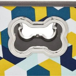 Frisco Rectangle Collapsible Pet Toy Storage Bin, Yellow Geometric -Frisco 250578 PT4. AC SS1800 V1613773591