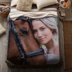 Frisco Portrait Sherpa Fleece Personalized Blanket, 60" X 80" -Frisco 250809 PT3. AC SS1800 V1610766046