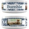Frisco Boho Damask Ceramic Personalized Dog & Cat Bowl
