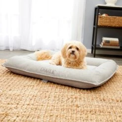 Frisco Orthopedic Personalized Bolster Dog Bed W/Removable Cover