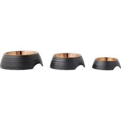 Frisco Matte Black Design Light Copper Stainless Steel Dog & Cat Bowl -Frisco 253051 PT6. AC SS1800 V1616526393