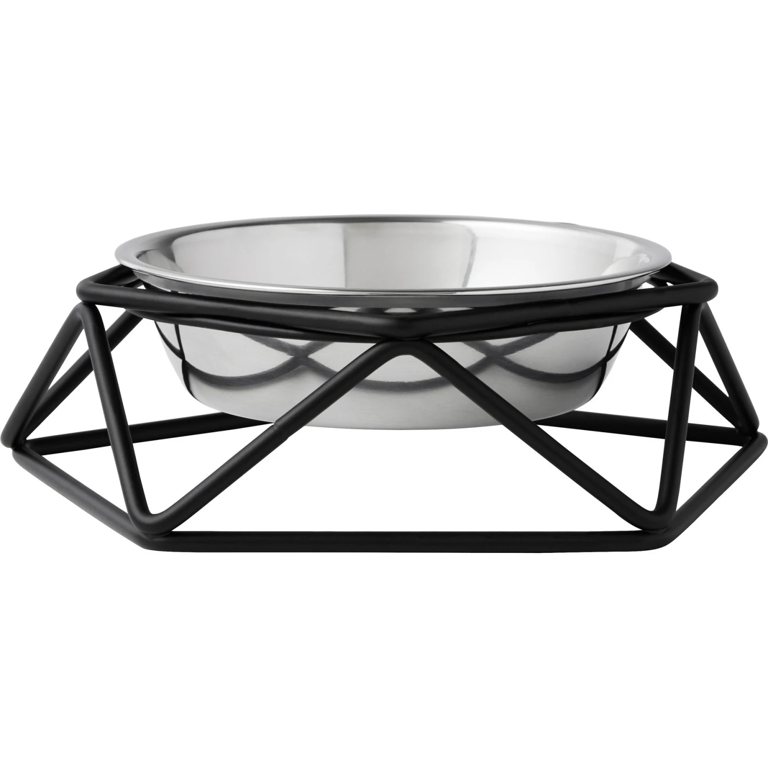 Frisco Elevated Stainless Steel Dog & Cat Bowl With Metal Stand 1 Frisco Elevated Stainless Steel Dog & Cat Bowl With Metal Stand