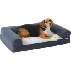 Frisco Faux Felt Orthopedic Sofa Bolster Dog Bed W/Removable Cover 8 Frisco Faux Felt Orthopedic Sofa Bolster Dog Bed W/Removable Cover -Frisco 255183 PT2. AC SS1800 V1657656395