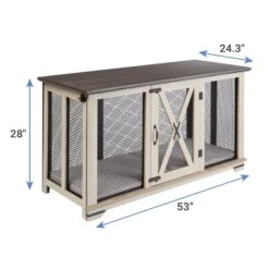Frisco "Denver" Dog Crate Credenza & Mat Kit -Frisco 255326 PT2. AC SS1800 V1682698710