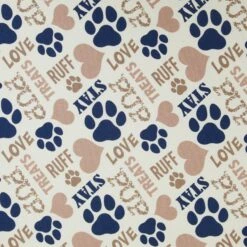 Frisco Micro Terry & Novelty Print Reversible Orthopedic Dog Crate Mat -Frisco 255345 PT3. AC SS1800 V1616087230