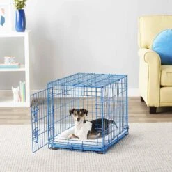 Frisco Fold & Carry Single Door Collapsible Wire Dog Crate & Frisco Quilted Plush Dog Crate Mat 7 Frisco Fold & Carry Single Door Collapsible Wire Dog Crate & Frisco Quilted Plush Dog Crate Mat -Frisco 255501 PT2. AC SS1800 V1604097714