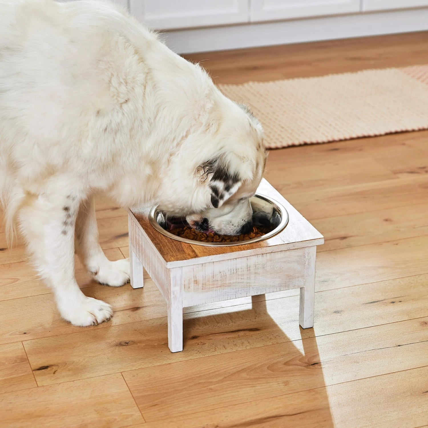 Frisco Farm House Wood Elevated Non-Skid Stainless Steel Dog Bowl 7 Frisco Farm House Wood Elevated Non-Skid Stainless Steel Dog Bowl - Image 7