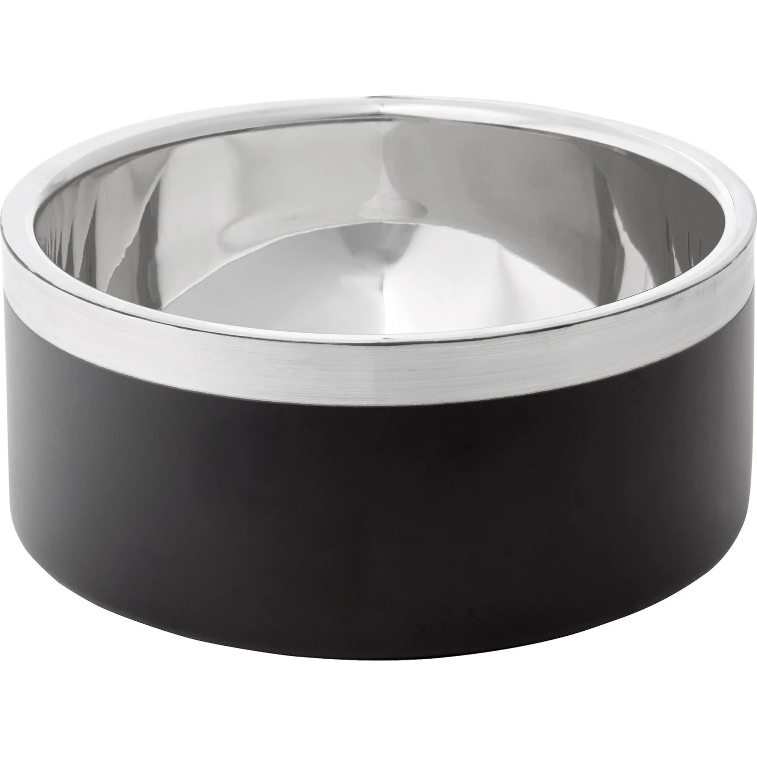 Frisco Insulated Two-Toned Non-Skid Stainless Steel Dog & Cat Bowl 1 Frisco Insulated Two-Toned Non-Skid Stainless Steel Dog & Cat Bowl