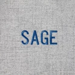 Frisco Faux Linen Corner Personalized Bolster Dog Bed W/Removable Cover, Harbour Blue, L -Frisco 262160 PT4. AC SS1800 V1615569997