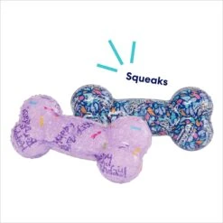 Frisco Birthday TPR Fetch Bone Squeaky Dog Toy 8 Frisco Birthday TPR Fetch Bone Squeaky Dog Toy -Frisco 264422 PT2. AC SS1800 V1695760990