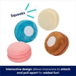 Frisco Macaron Interactive Plush Squeaky Dog Toy -Frisco 264438 PT2. AC SS1800 V1686579622