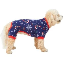 Frisco Snowy Nights Dog & Cat Cozy Polar Fleece PJs -Frisco 276448 PT3. AC SS1800 V1637674030