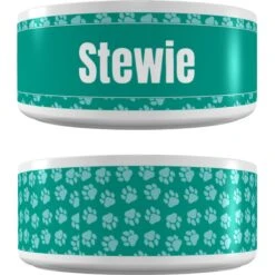 Frisco General Pet Ceramic Personalized Dog & Cat Bowl