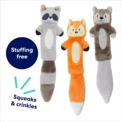 Frisco Forest Friends Stuffing-Free Skinny Plush Squeaky Dog Toy 8 Frisco Forest Friends Stuffing-Free Skinny Plush Squeaky Dog Toy -Frisco 286571 PT2. AC SS1800 V1695760988