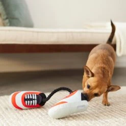 Frisco Running Shoes Plush With Rope Dog Toy -Frisco 288915 PT3. AC SS1800 V1638292478