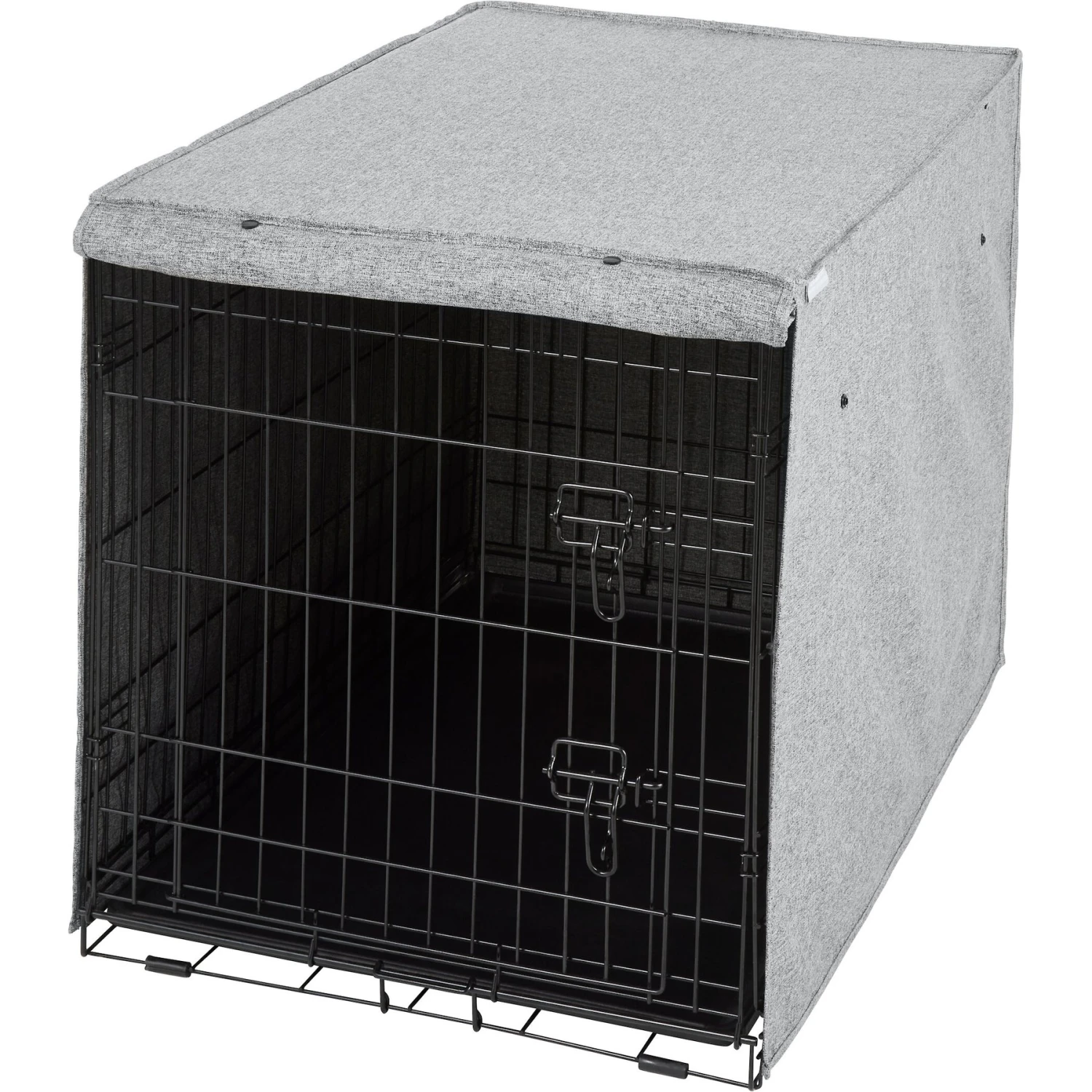 Frisco Faux Linen Dog Crate Cover 1 Frisco Faux Linen Dog Crate Cover