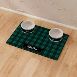 Frisco Plaid Personalized Dog & Cat Placemat -Frisco 299564 PT8. AC SS1800 V1636048771