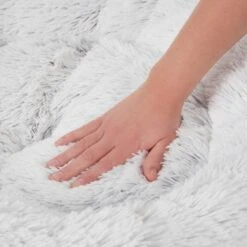 Frisco Eyelash Cat & Dog Bolster Bed & Frisco Eyelash Cat & Dog Blanket -Frisco 303412 PT3. AC SS1800 V1623048752