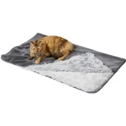 Frisco Eyelash Cat & Dog Bolster Bed & Frisco Eyelash Cat & Dog Blanket -Frisco 303412 PT5. AC SS1800 V1623085054