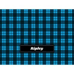 Frisco Personalized Plaid Sherpa Cat & Dog Blanket, 30" X 40" -Frisco 303832 PT4. AC SS1800 V1637610128