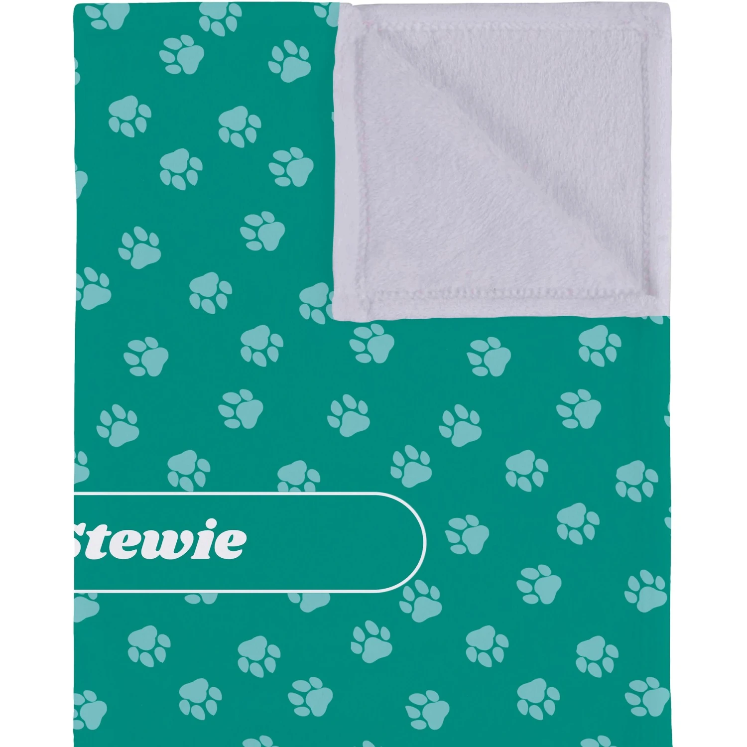 Frisco Personalized Paws Soft Fleece Cat & Dog Blanket, 30" X 40" 3 Frisco Personalized Paws Soft Fleece Cat & Dog Blanket, 30" X 40" - Image 3