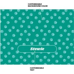 Frisco Personalized Paws Soft Fleece Cat & Dog Blanket, 30" X 40" 9 Frisco Personalized Paws Soft Fleece Cat & Dog Blanket, 30" X 40" -Frisco 304007 PT3. AC SS1800 V1637609345