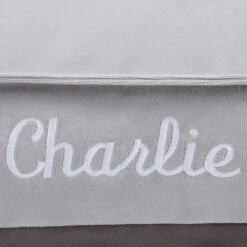 Frisco Personalized Silver Bolstered Bed With Silver Check Bolster 6 Frisco Personalized Silver Bolstered Bed With Silver Check Bolster -Frisco 311770 PT3. AC SS1800 V1630593995