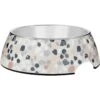 Frisco Terrazzo Design Stainless Steel Dog & Cat Bowl