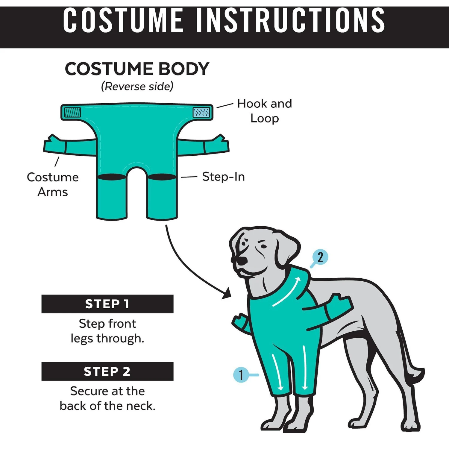 Frisco Front Walking Cheerleader Dog & Cat Costume 3 Frisco Front Walking Cheerleader Dog & Cat Costume - Image 3