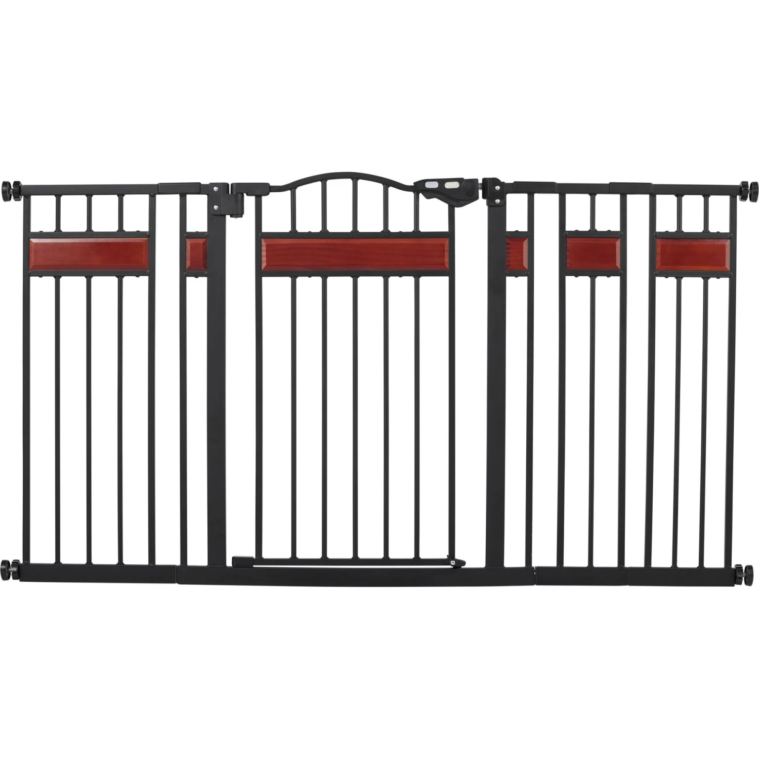 Frisco Wood Accents Extra Wide Auto-close Pet Gate, 30-in 3 Frisco Wood Accents Extra Wide Auto-close Pet Gate, 30-in - Image 3