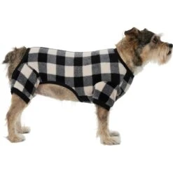 Frisco Plaid Dog & Cat Fleece Pajamas
